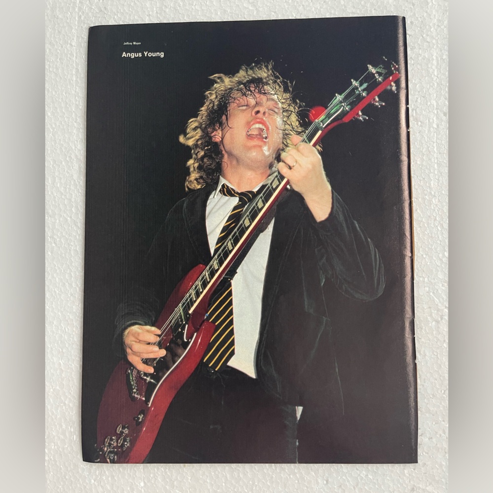 Angus Young Guitar Pinup